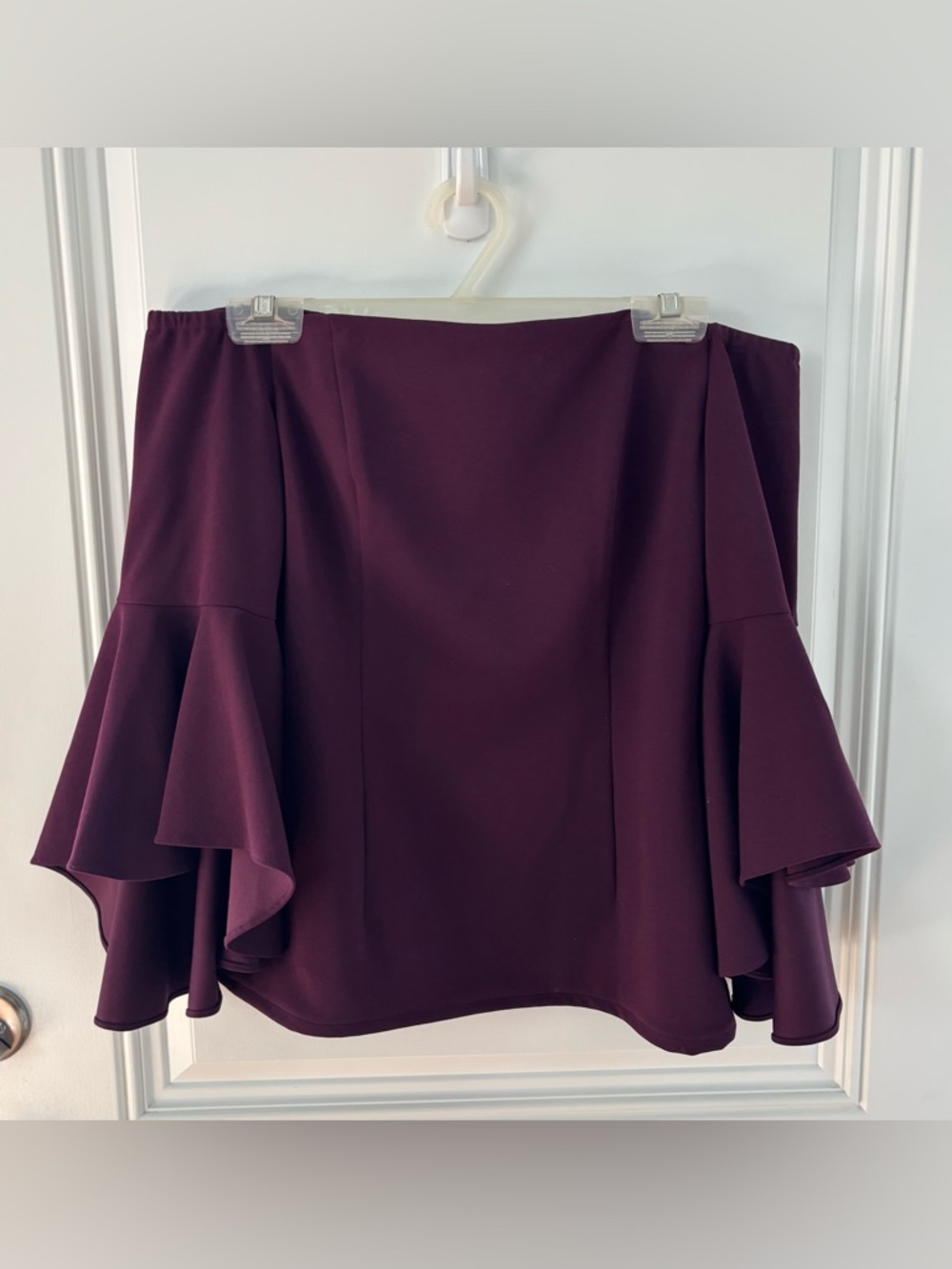 Calvin Klein Off-Shoulder Ruffle-Sleeve Top